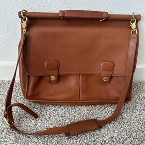 Coach Vintage Leather Laptop Bag OS